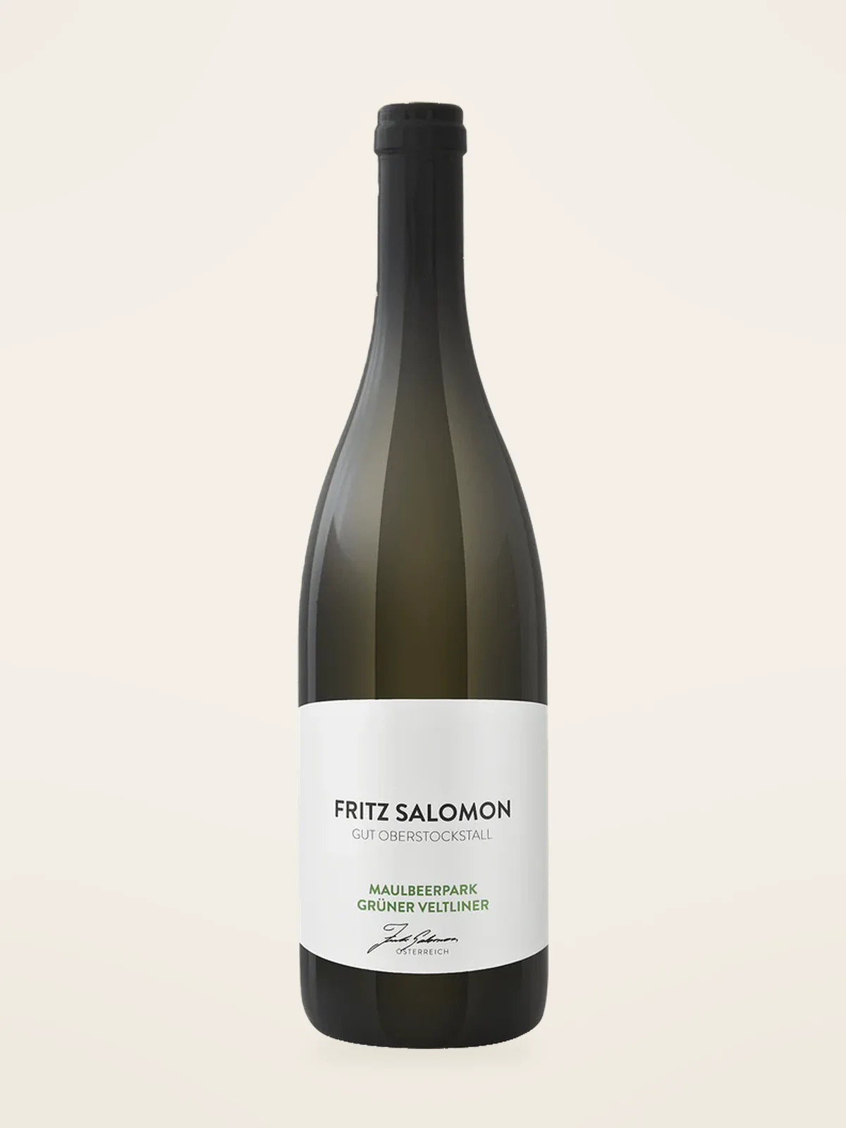 Fritz Salomon - Gut Oberstockstall Grüner Veltliner Maulbeerpark Bio 2017