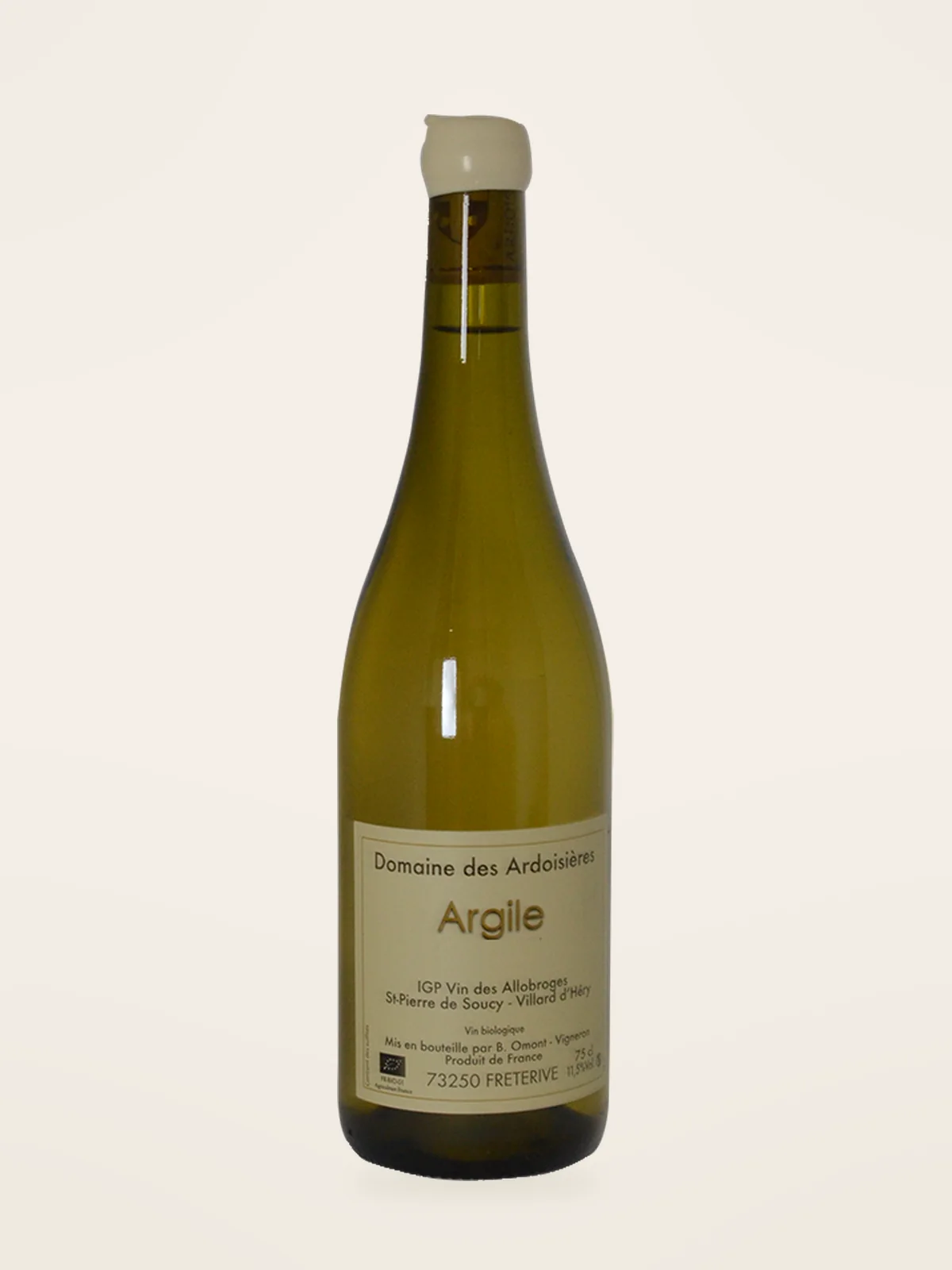 Domaine des Ardoisières Argile blanc Bio