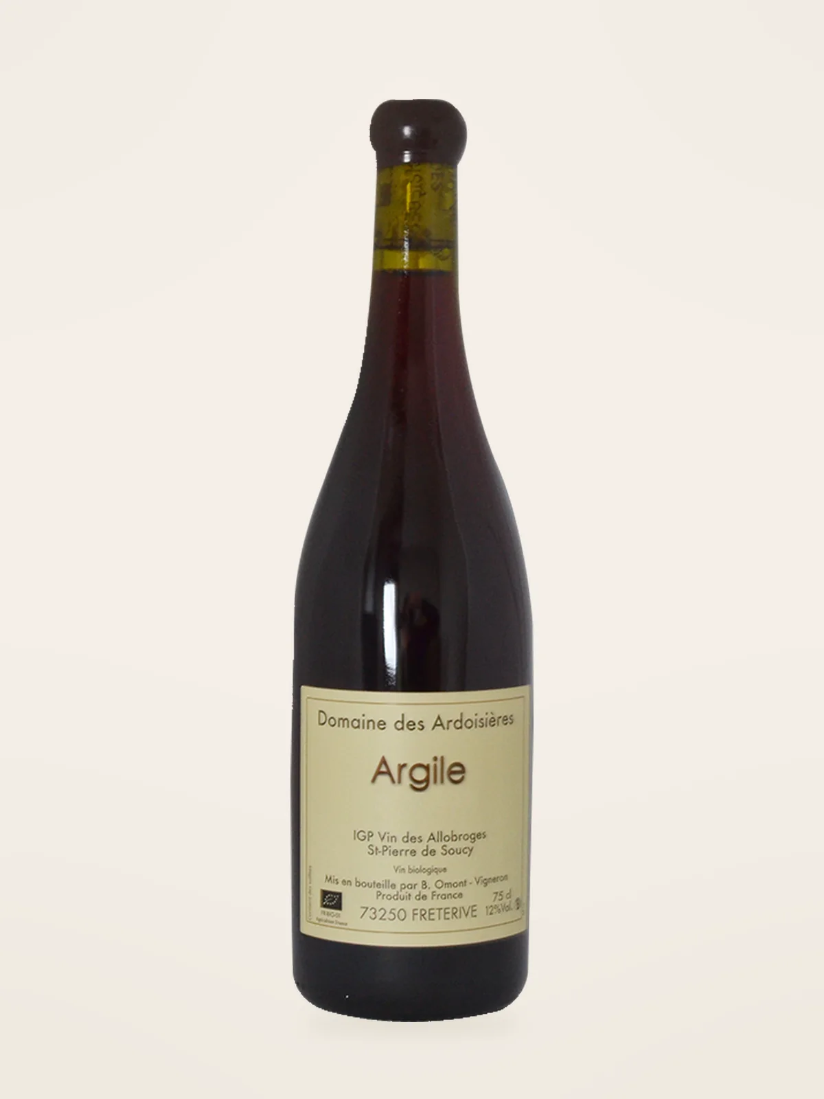 Domaine des Ardoisières Argile rouge Bio