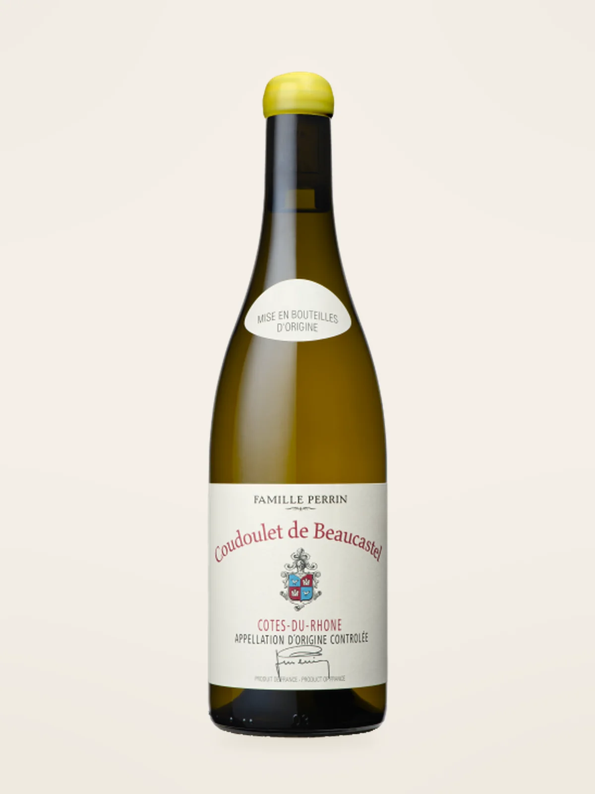 Famille Perrin - Château de Beaucastel Coudoulet de Beaucastel blanc Bio