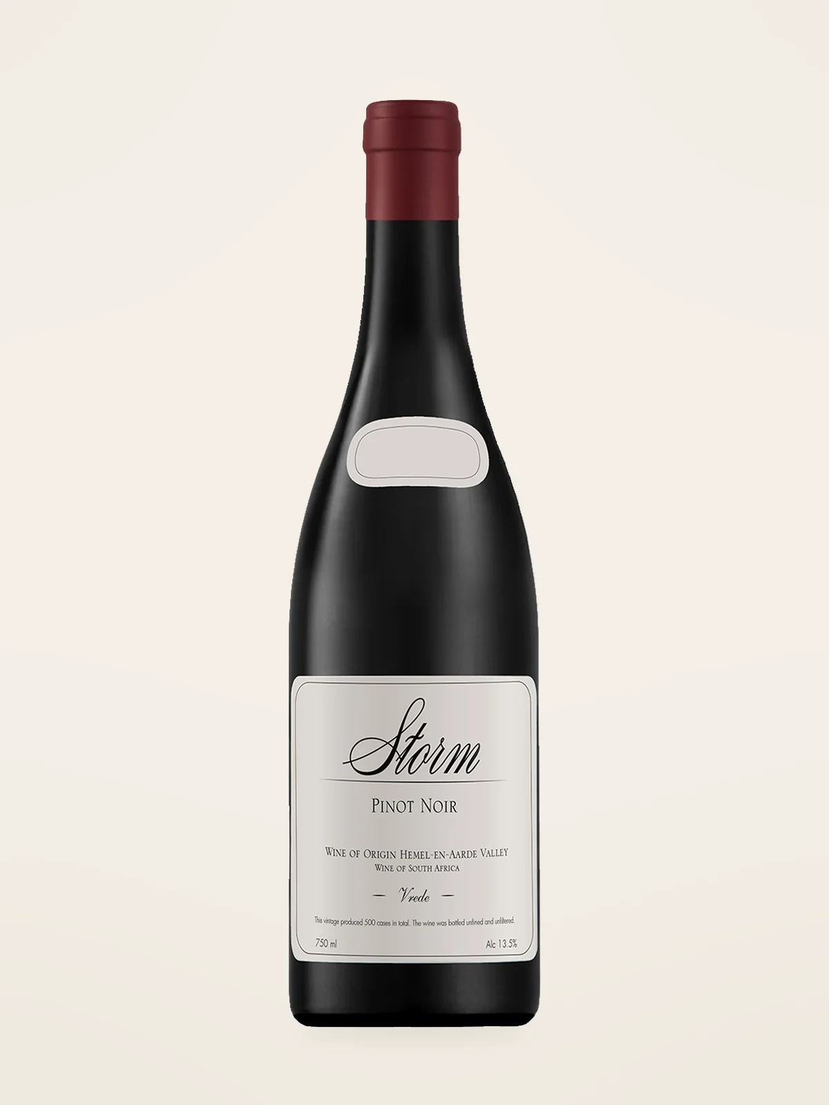 Storm Wines Pinot Noir Vrede